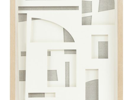 Paper I Dimensional Wall Art - Neutral For Sale