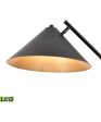 Timon 67   High 1-Light Floor Lamp - Matte Black - Includes LED Bulb Sale