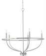 Greyson 5-Light Chandelier Brushed Nickel Supply