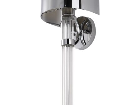 Teagon 1-Light Vanity & Wall Polished Nickel Online now