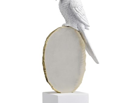 Cockatiel Sculpture - Large White For Discount