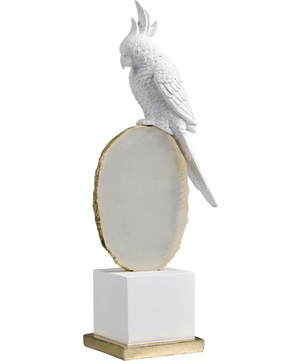 Cockatiel Sculpture - Large White For Discount