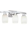 Allen + Roth 21 W 3-Light Bath Vanity Light Fixture by Kichler Chrome Finish Fashion