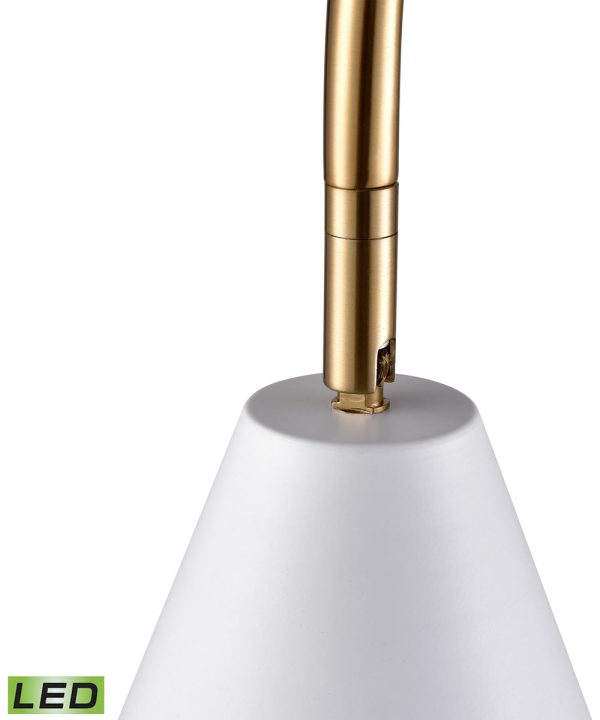 Tully 69   High 1-Light Floor Lamp - Matte White - Includes LED Bulb Online