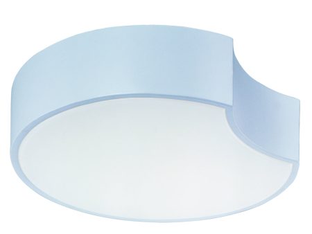 Cells 16 W 1-Light LED Flush Mount Light Fixture Matte White Finish by ET2 Online now