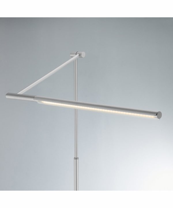 Tilla 1-Light Led Floor Lamp Silver Online Sale