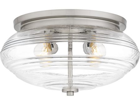 Quoizel Flush Mount Medium 4-light Flush Mount Brushed Nickel Fashion