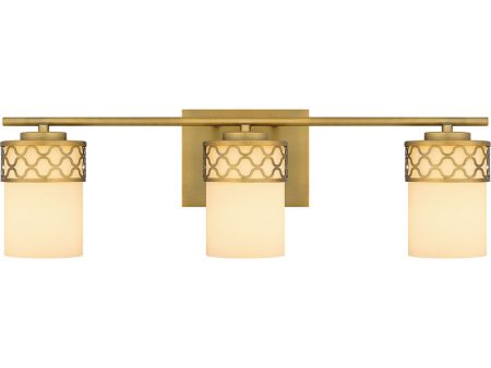 Tenley Large 3-light Bath Light Aged Brass Online now