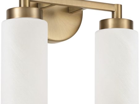 Alyssa 2-Light Vanity Aged Brass Online Sale