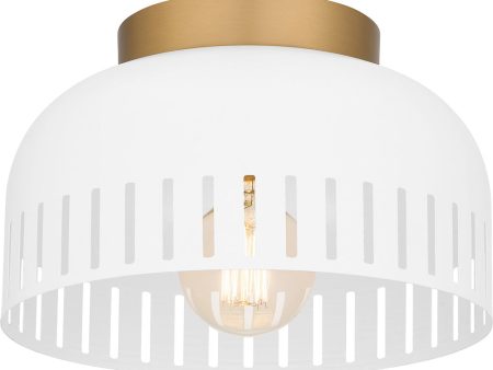 Quoizel Flush Mount Small 1-light Flush Mount Matte White Fashion