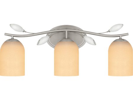 Ulysses Large 3-light Bath Light Brushed Nickel on Sale