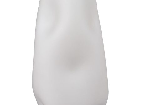 Dent Vase - Small White Discount