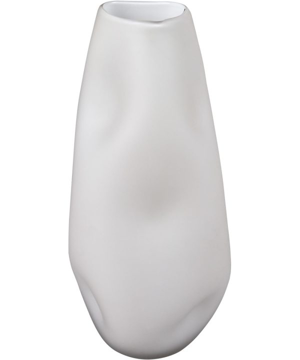 Dent Vase - Small White Discount