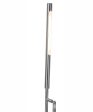 Cayden Iii 1-Light Led Floor Lamp Brushed Nickel Online now