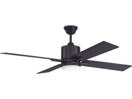 51  Teana 1-Light Ceiling Fan Flat Black Supply