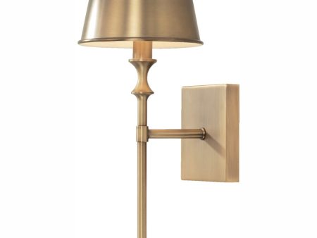 Whitney 1-Light Sconce Aged Brass Sale