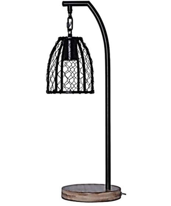 1-Light Table Lamp Flat Black For Cheap