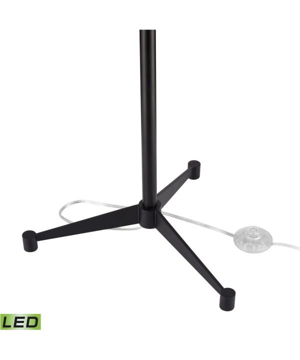 Matthias 65   High 1-Light Floor Lamp - Matte Black - Includes LED Bulb Fashion