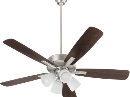 52  Ovation 4-light LED Ceiling Fan Satin Nickel Sale