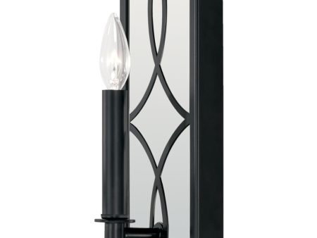 Avery 1-Light Sconce Matte Black Supply