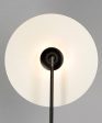 Radar 65 H 1-Light LED Floor Lamp Light Fixture Black and White Finish by ET2 Hot on Sale