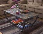 Antigo Rectangular Cocktail Table Black Supply