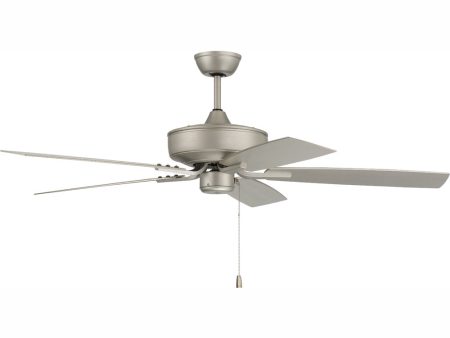 52  Outdoor Pro Plus 52  Fan Indoor Outdoor Ceiling Fan Painted Nickel For Discount