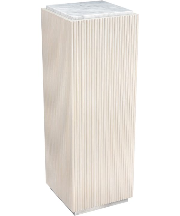 Tate Pedestal - Whitewash Online Hot Sale