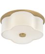 Delaney 2-Light Medium Flush Mount in Heritage Brass For Discount