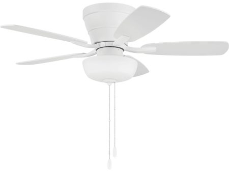 Wheeler 42 2-Light Bowl 2-Light Fan White Discount