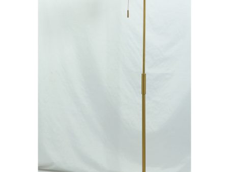 Mendel 50   High 1-Light Floor Lamp - Satin Brass Fashion