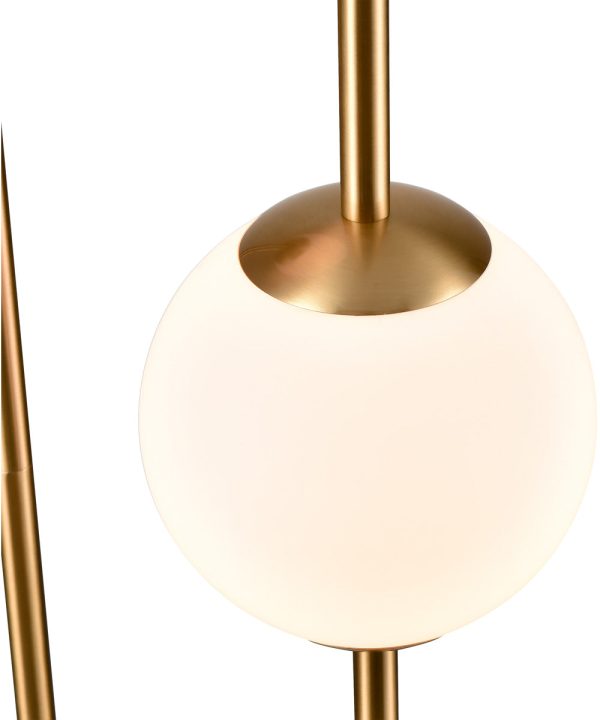 Bendel 57   High 2-Light Floor Lamp - Aged Brass For Cheap