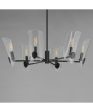 Armory 6-Light Chandelier Black Fashion