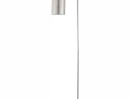 Chante 1-Light Floor Lamp Gun Metal Smoke Glass Shade on Sale