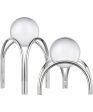 Sibyl Orb Stand - Set of 2 Silver Supply