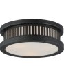 Oxford Outdoor 3-Light Flush Mount Black Supply