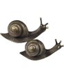 Snail Object - Set of 2 - Bronze For Cheap