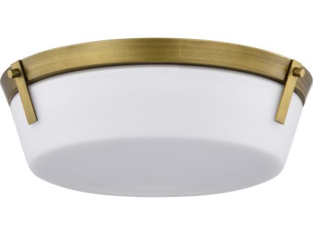 Rowen 3-Light Close-to-Ceiling Natural Brass For Discount