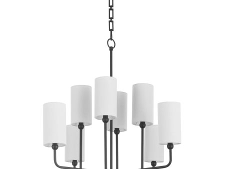 Tamara Day s Charlotte 8-light Chandelier Matte Black Supply