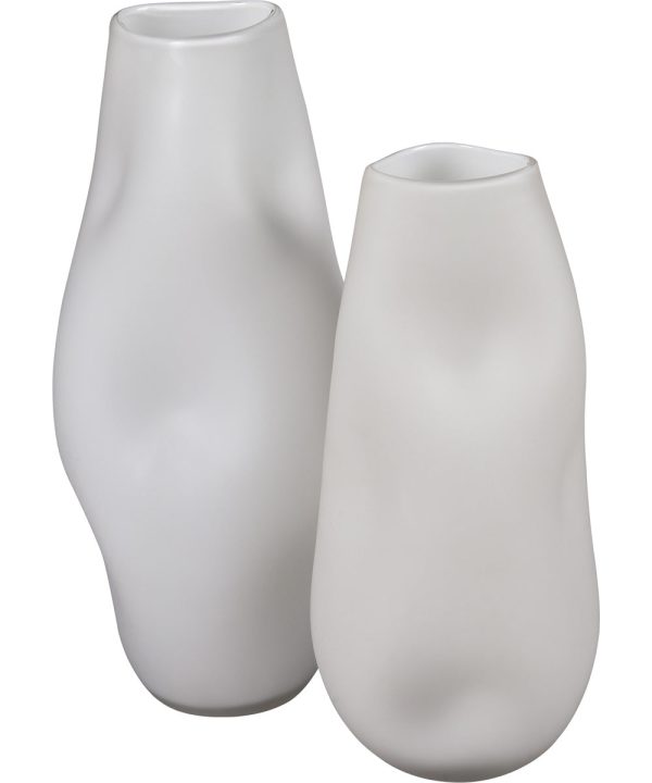 Dent Vase - Large White For Discount