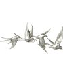 Flock Dimensional Wall Art - German Silver on Sale