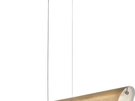 Arco LED-Light Medium Linear in Heritage Brass Online now