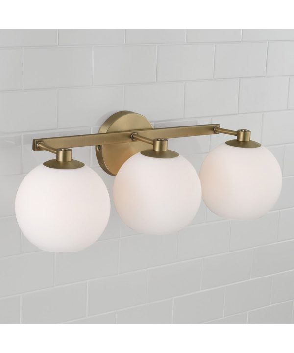 Ansley 3-Light Vanity Aged Brass Online