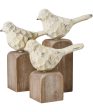 Higgins Bird Object - Set of 3 Aged Cream Fashion