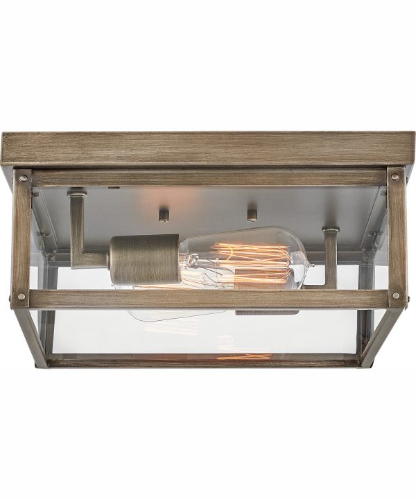 Beckham 2-Light Medium Flush Mount in Burnished Bronze Online