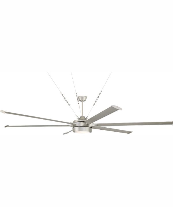 102  Prost 102  1-Light Indoor Outdoor Ceiling Fan Painted Nickel Sale