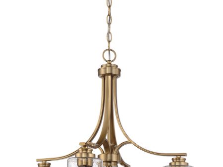 Bolden 4-Light Chandelier Satin Brass Discount