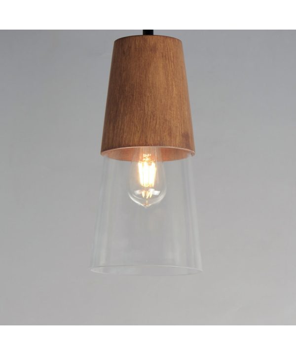 Carpenter 6.5 inch Mini Pendant Walnut   Black Online