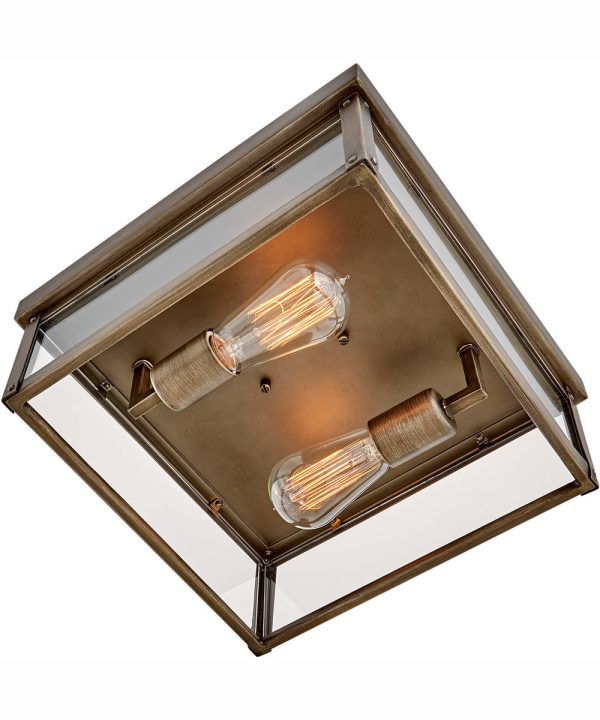 Beckham 2-Light Medium Flush Mount in Burnished Bronze Online