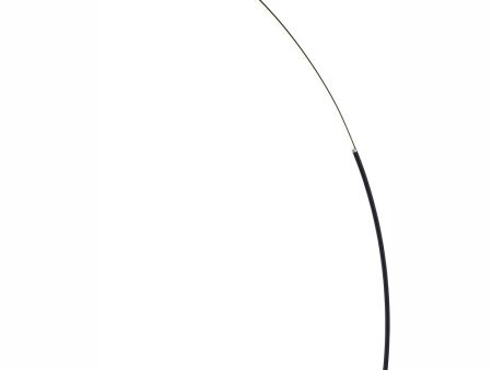 Monita 1-Light Led Arch Lamp Black Cheap